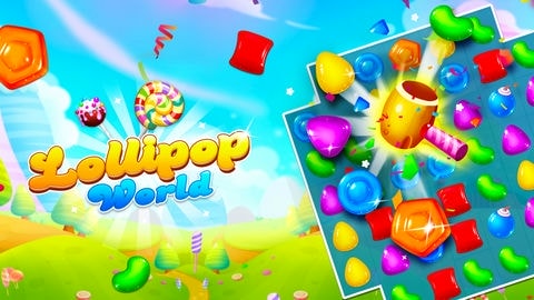 Lollipop World : match 3